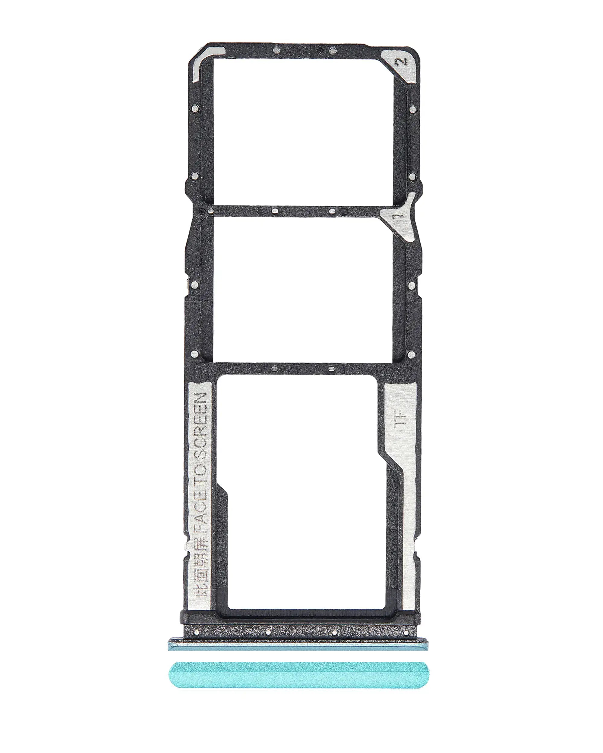 Dual SIM Card Tray for Xiaomi Redmi 9T / Note 9 4G / Poco M3 (Green)