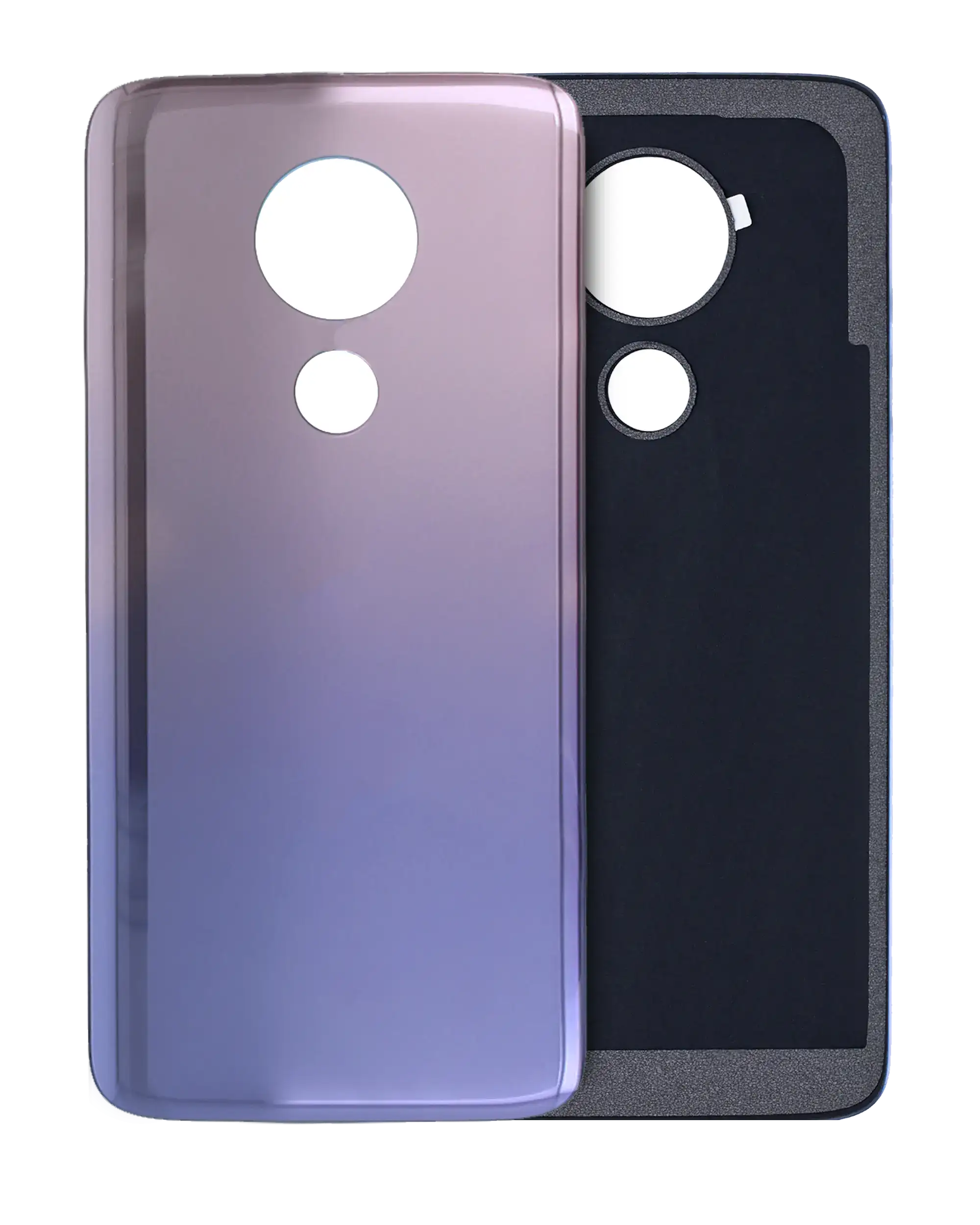 Glas-Backcover für Motorola Moto G7 Power (XT1955 / 2019) (Iced Violet)