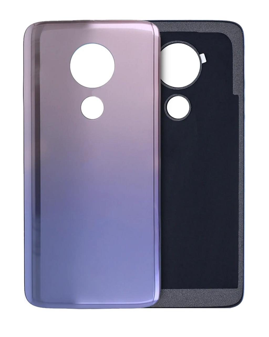 Glas-Backcover für Motorola Moto G7 Power (XT1955 / 2019) (Iced Violet)