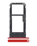 Dual SIM Card Tray for Motorola Moto E7 (XT2095 / 2020) (Red)