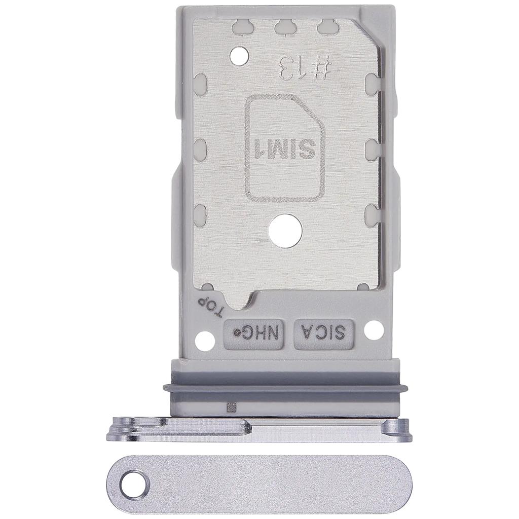 Dual SIM Card Tray for Samsung Galaxy S25 / S25 Plus (Premium) (Silver Shadow)