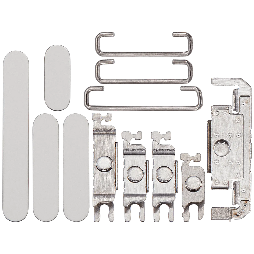 Fixed Buttons (Power, Volume, Mute Switch) for iPhone 16 Pro / 16 Pro Max (White Titanium)