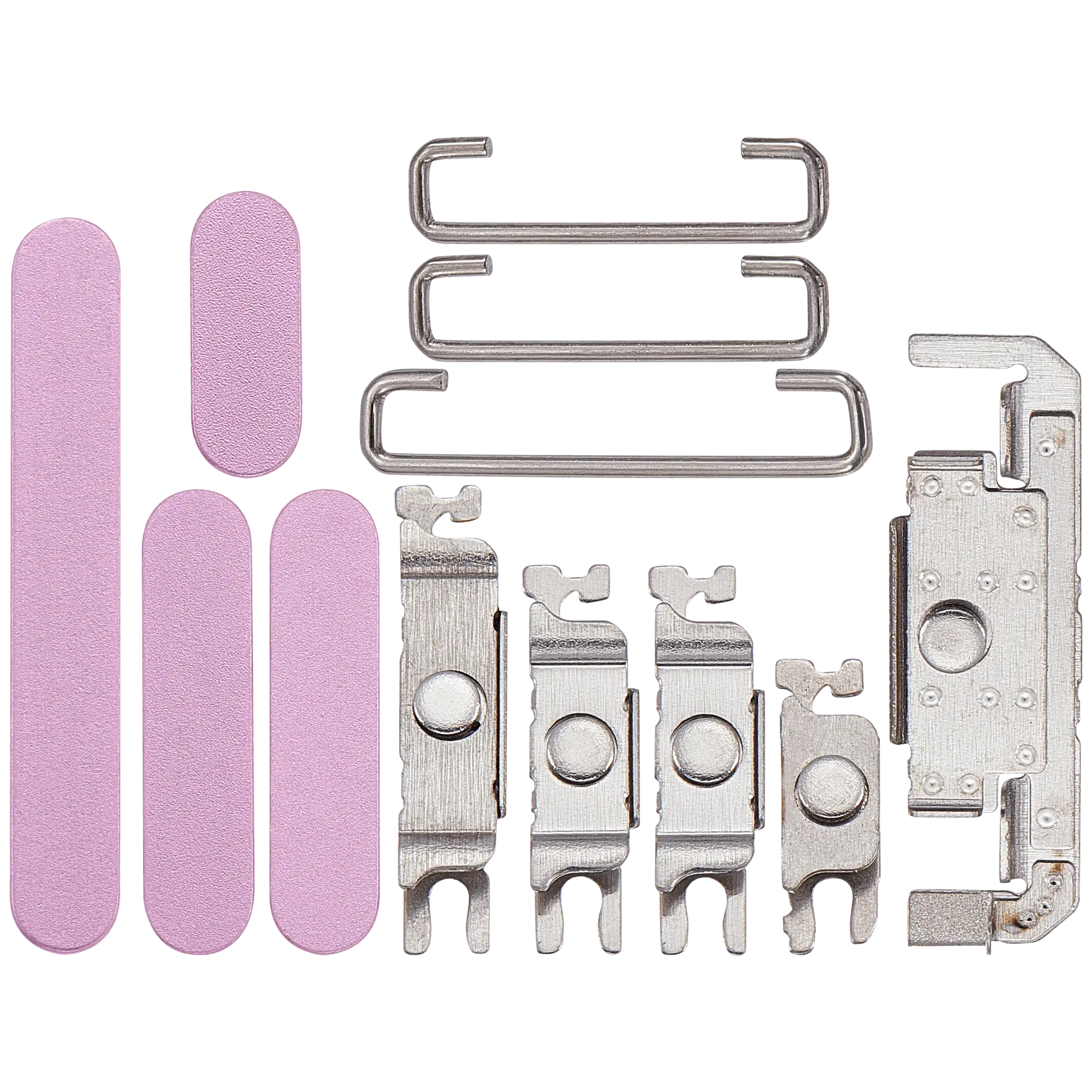 Harte Tasten (Power / Lautstärke / Schalter) für iPhone 16 / 16 Plus (Pink)