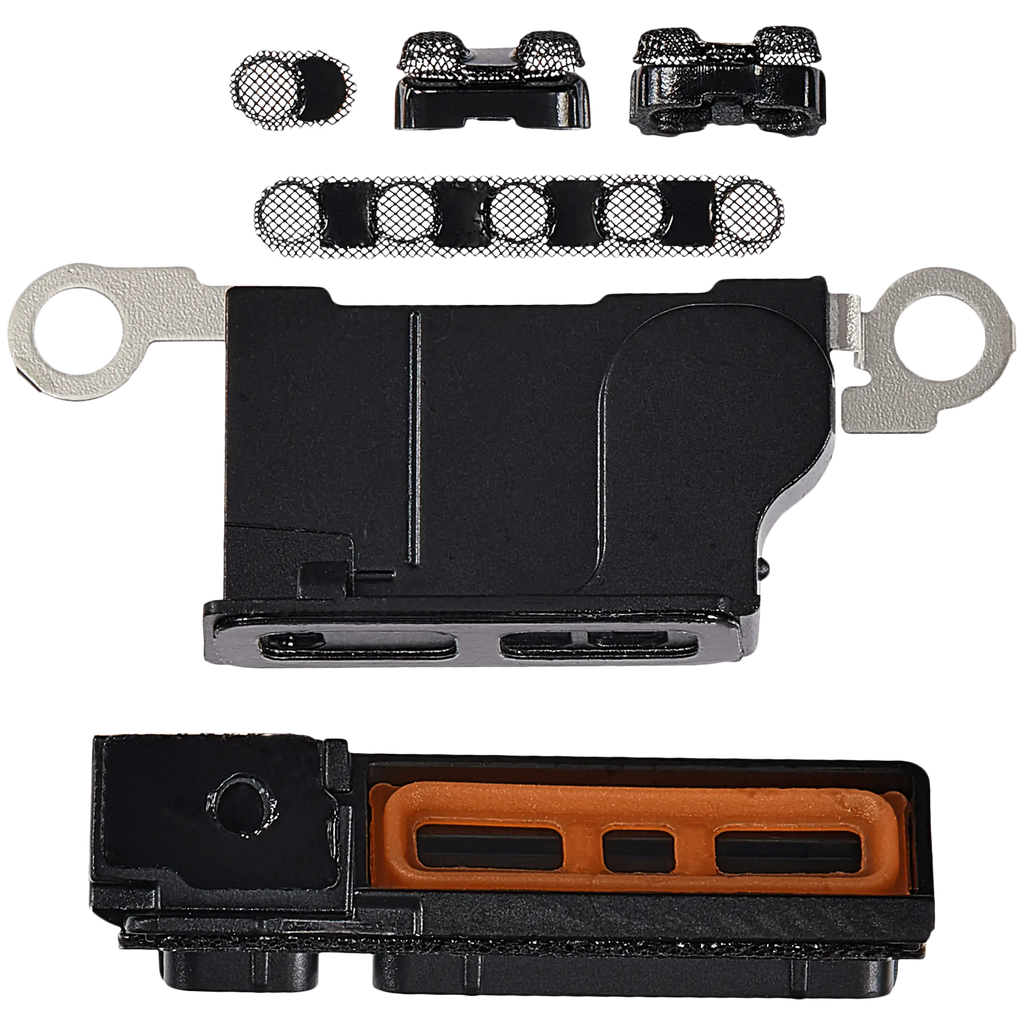 Lautsprecher- und Mikrofon-Gitter für iPhone 16 Pro Max (Schwarz Titanium) (10er