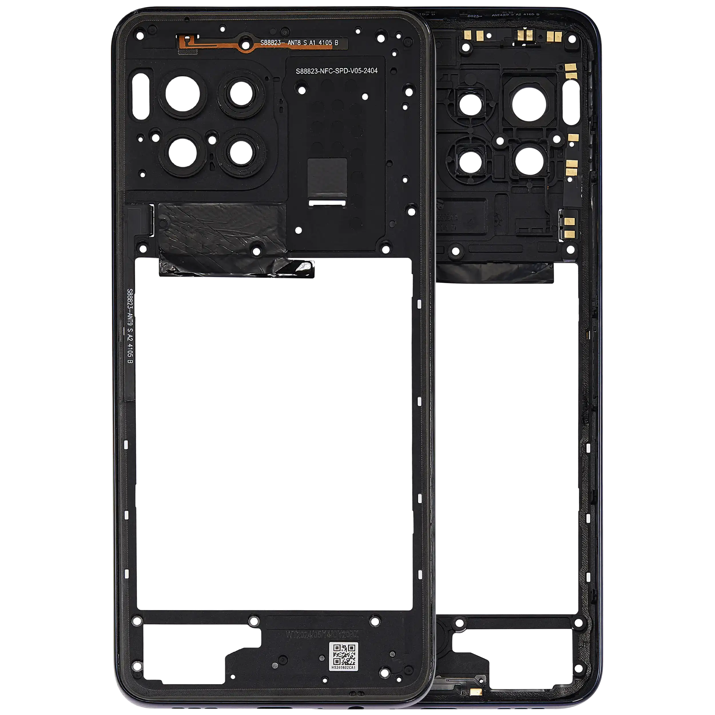 Midframe/Rahmen für T-Mobile Revvl 7 Pro (Azurite Blue)