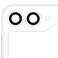 Premium Kameralinse hinten (Glas) 2er-Set für Samsung Galaxy Z Flip 6 5G