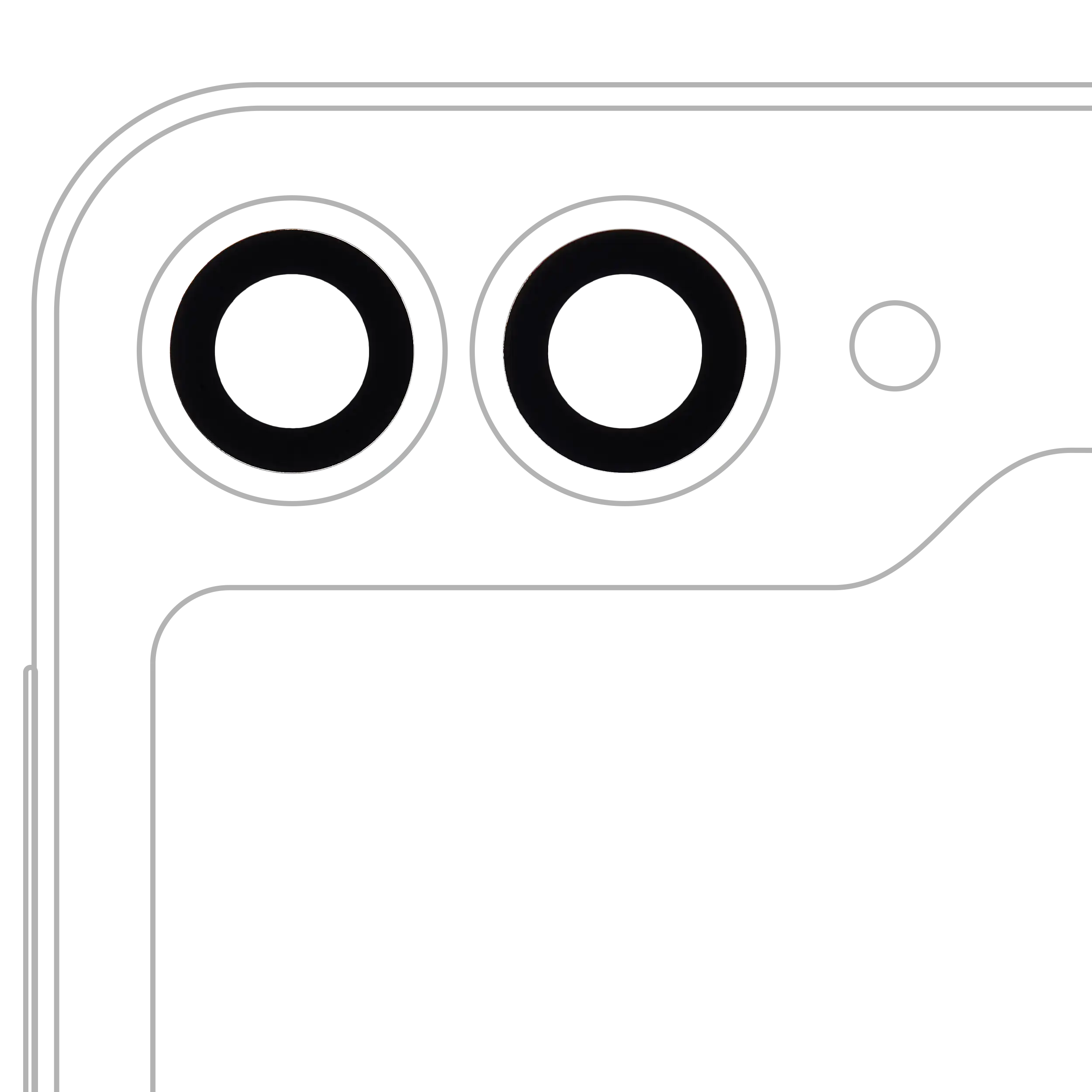 Premium Kameralinse hinten (Glas) 2er-Set für Samsung Galaxy Z Flip 6 5G