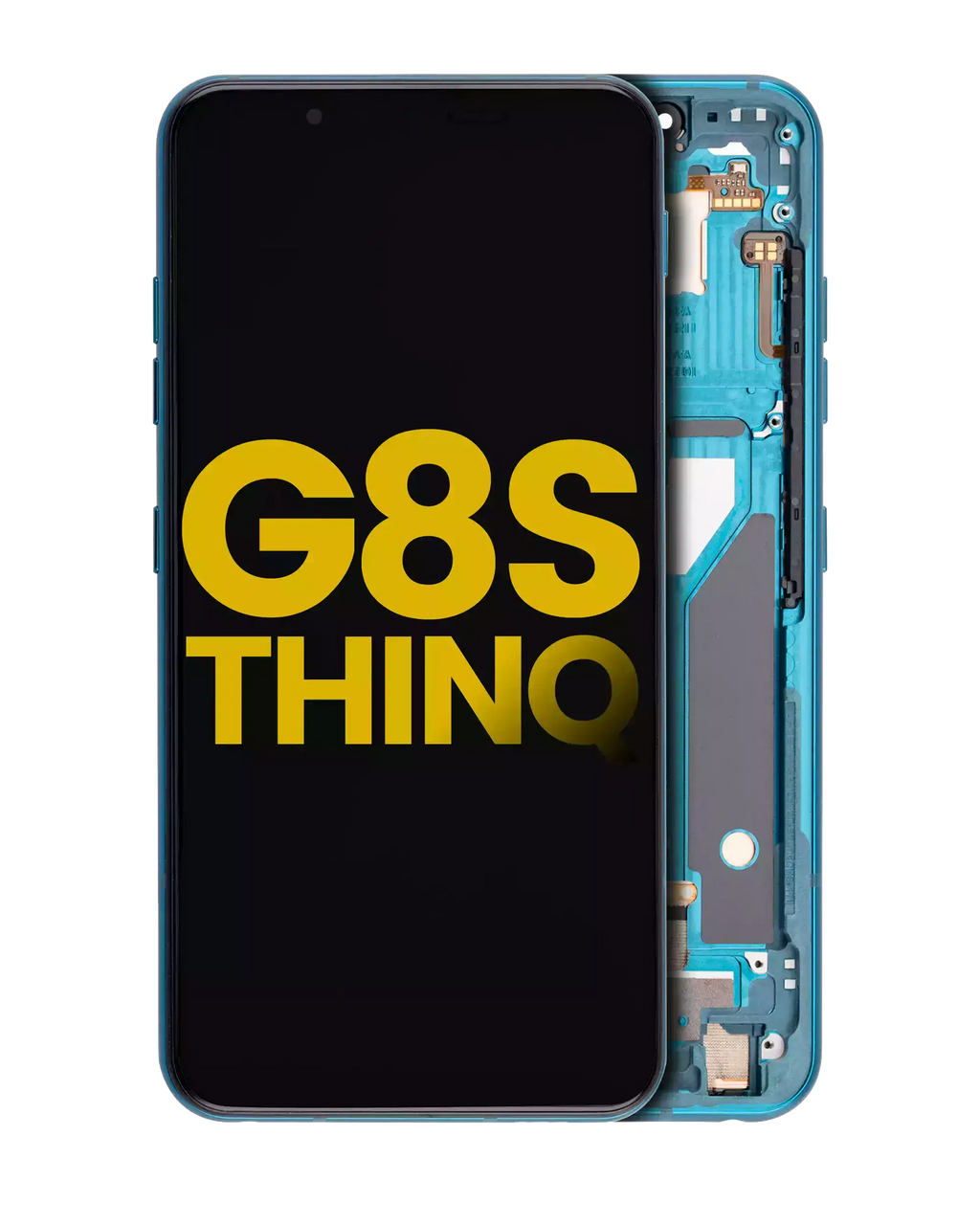 OLED-Display mit Rahmen für LG G8S ThinQ (Refurbished, Mirror Green)