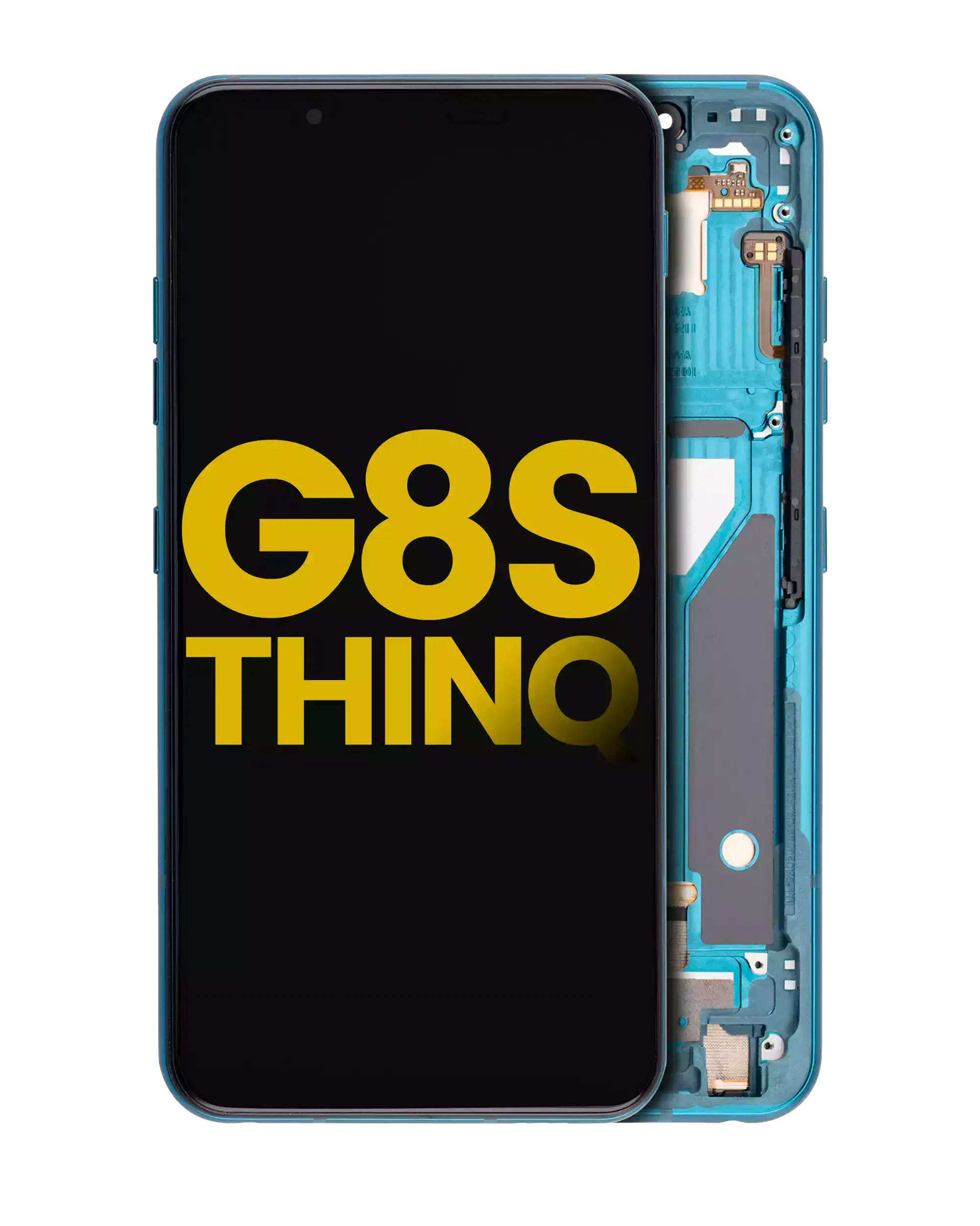 OLED-Display mit Rahmen für LG G8S ThinQ (Refurbished, Mirror Green)