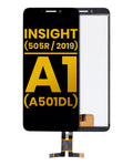 OLED-Display ohne Rahmen für Alcatel Insight 5005R / TCL A1 Refurbished Schwarz
