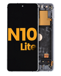 OLED-Display mit Rahmen für Samsung Galaxy Note 10 Lite (Refurbished) Aura Glow
