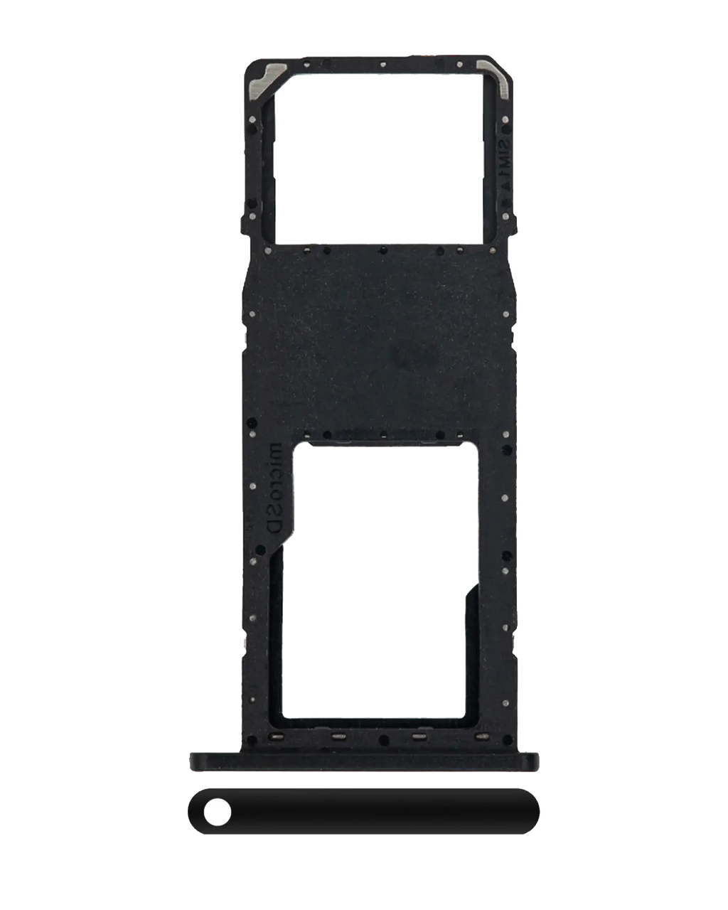 Single SIM Card Tray for Samsung Galaxy A11 (A115 / 2020) (Black)