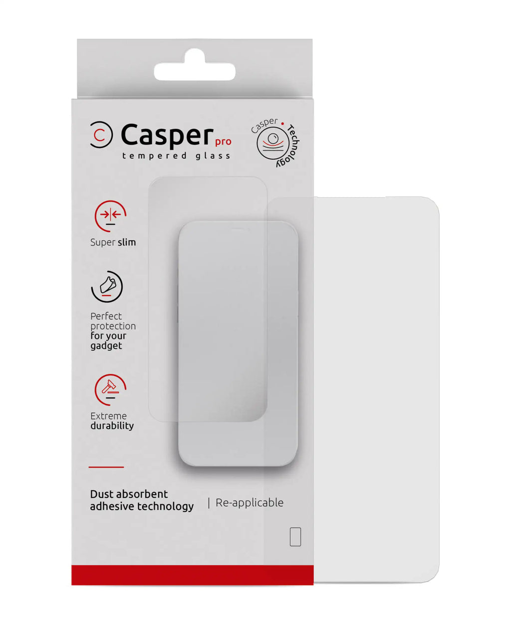 Casper Pro Tempered Glass for Samsung Galaxy S25 Ultra 5G (Retail Pack) (Transparent)