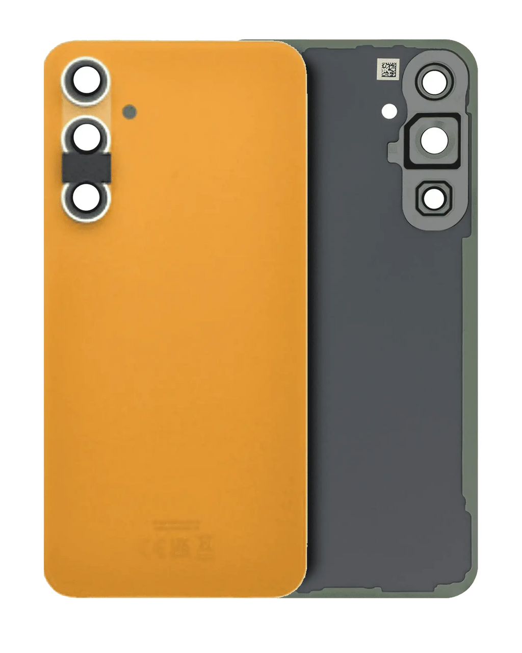 Backcover mit Kameralinse für Samsung Galaxy S23 FE (Service Pack) (Tangerine)