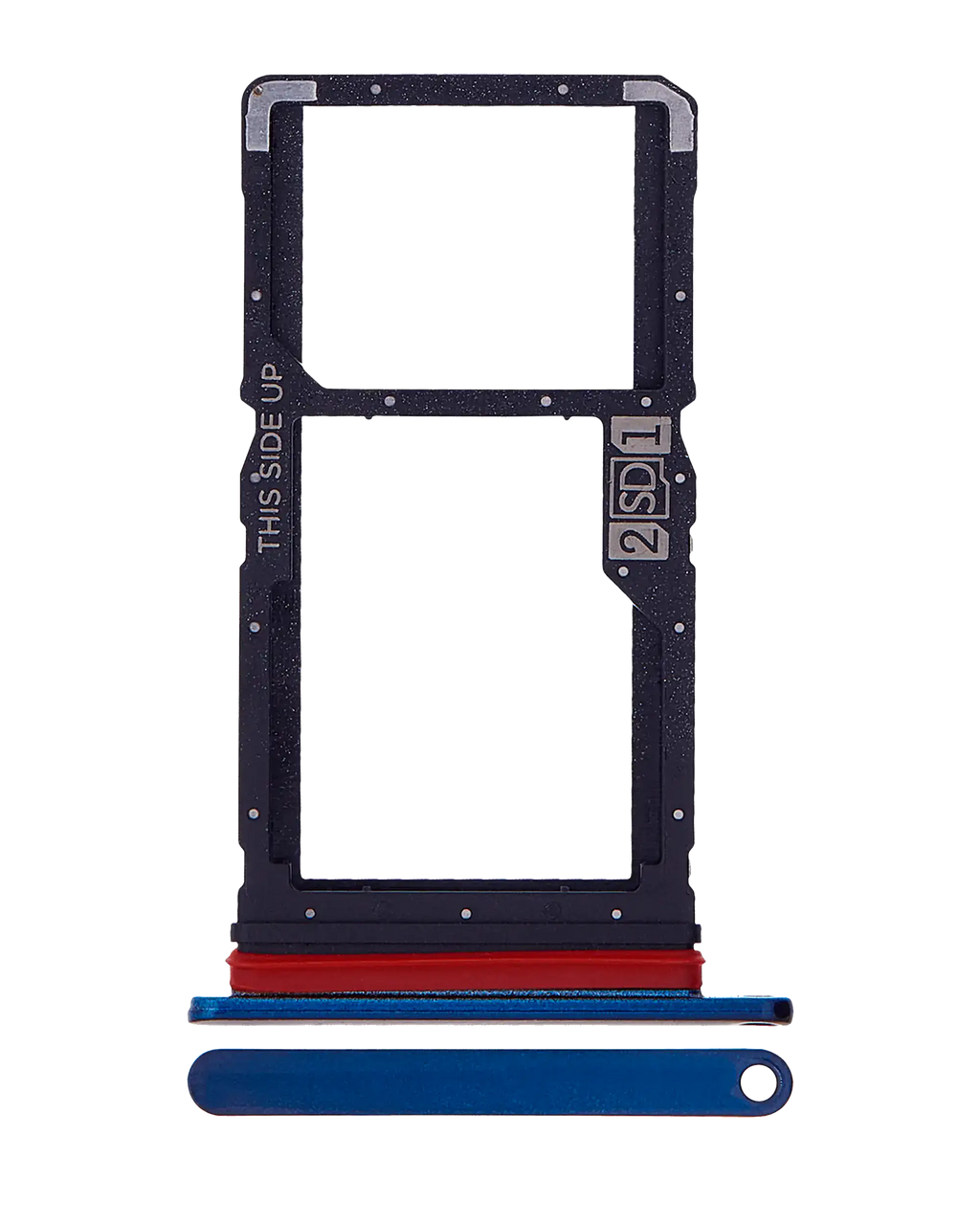 SIM Card Tray (Dual SIM) for Motorola One Fusion Plus (XT2067-2 / 2020) (Original OEM) (Twilight Blue)