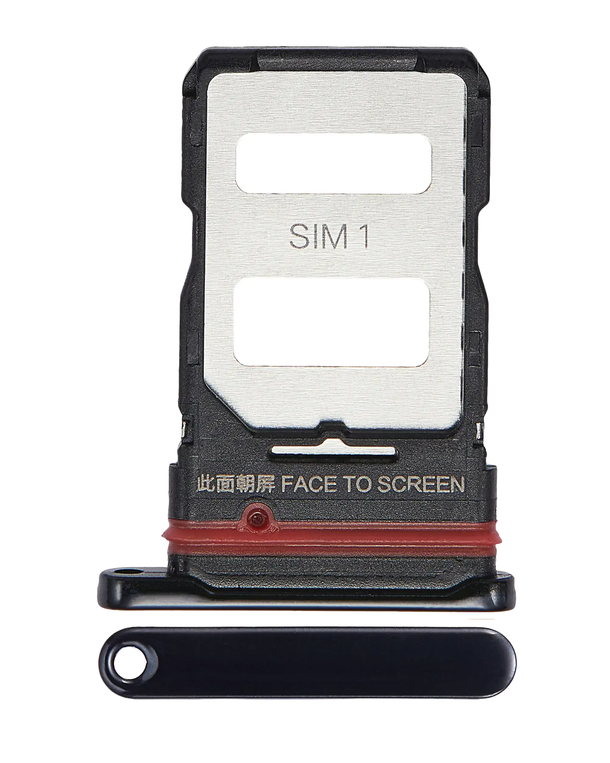 Dual SIM Card Holder for Xiaomi 11T Pro / Xiaomi 11T (Meteorite Gray)