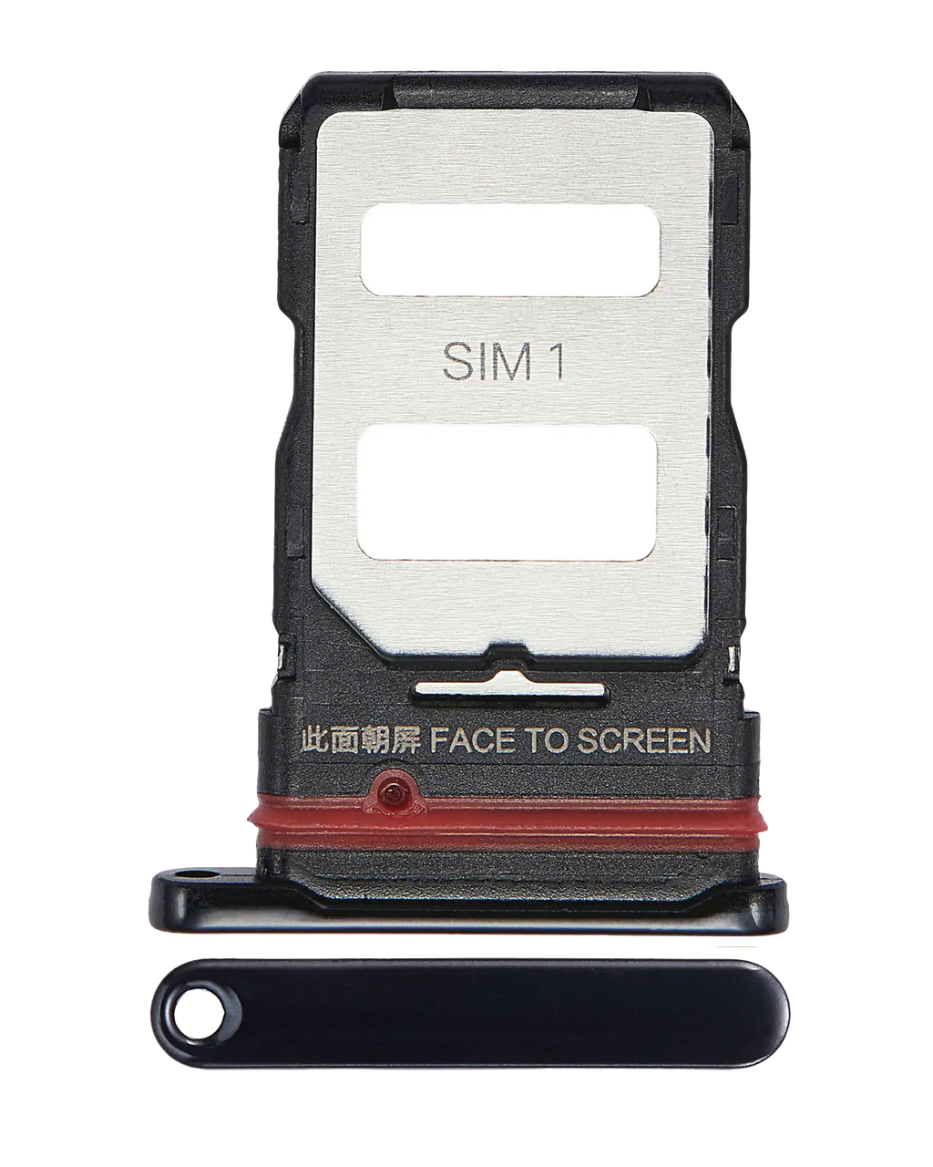 Dual SIM Card Holder for Xiaomi 11T Pro / Xiaomi 11T (Meteorite Gray)