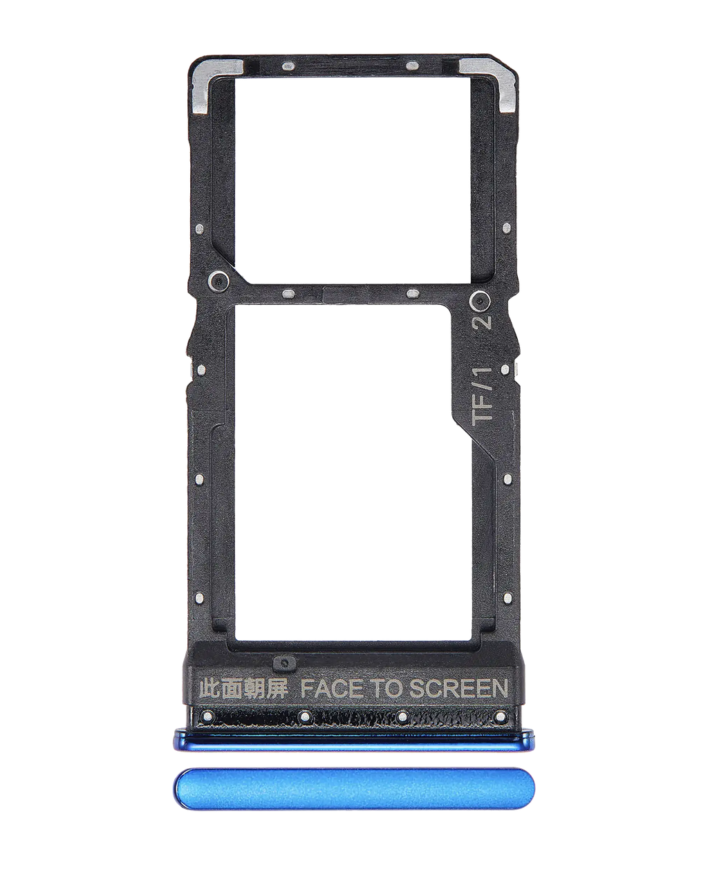 Dual SIM Card Tray for Xiaomi Redmi Poco X3 / X3 Pro (Frost Blue)