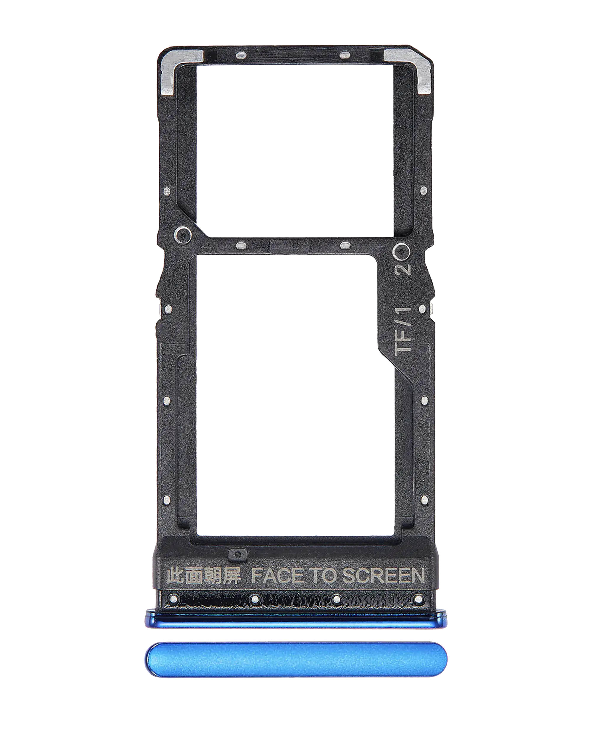 Dual-SIM-Kartenfach für Xiaomi Redmi Poco X3 / X3 Pro (Frost Blue)