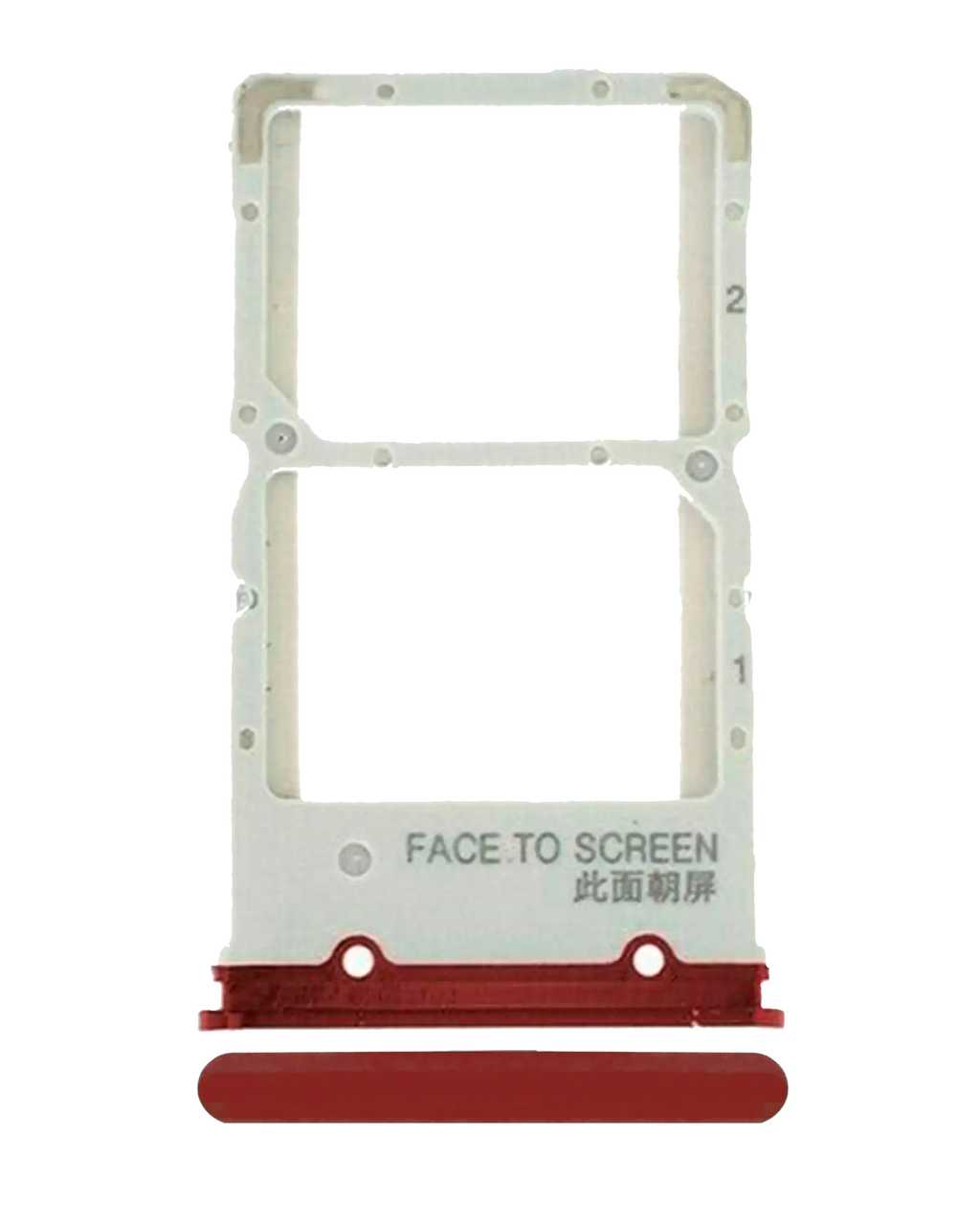 Dual SIM Card Tray for Xiaomi Mi 9T / 9T Pro / K20 / K20 Pro (Flame Red)