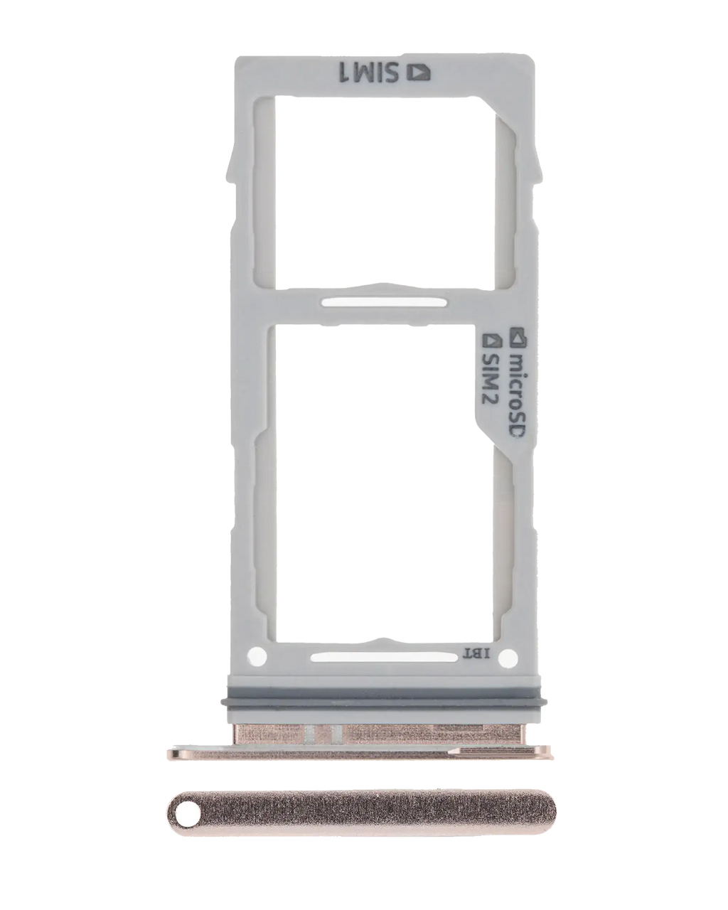 Dual SIM Card Tray for Samsung Galaxy S10 / S10 Plus / S10E (Prism White)
