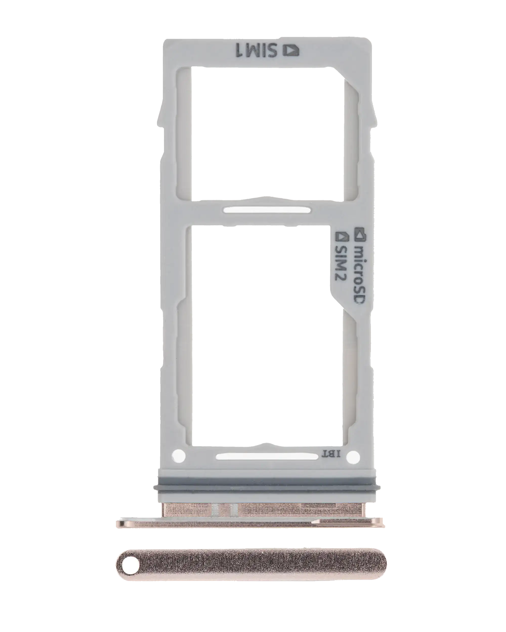 Dual SIM Card Tray for Samsung Galaxy S10 / S10 Plus / S10E (Prism White)