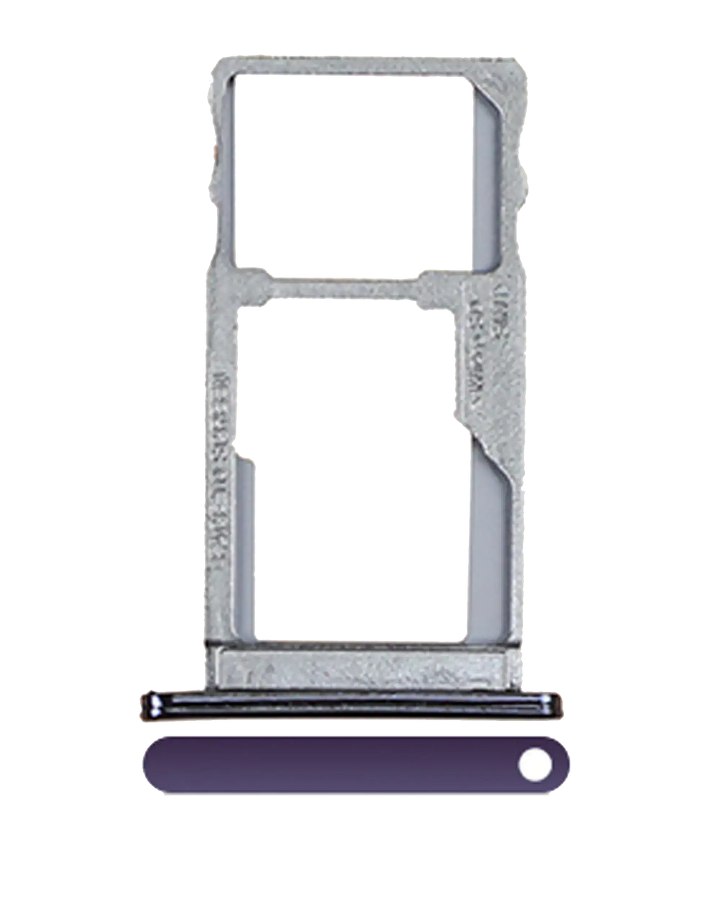 Einzelnes SIM-Fach f. Motorola Moto G6 Play/Forge Lila