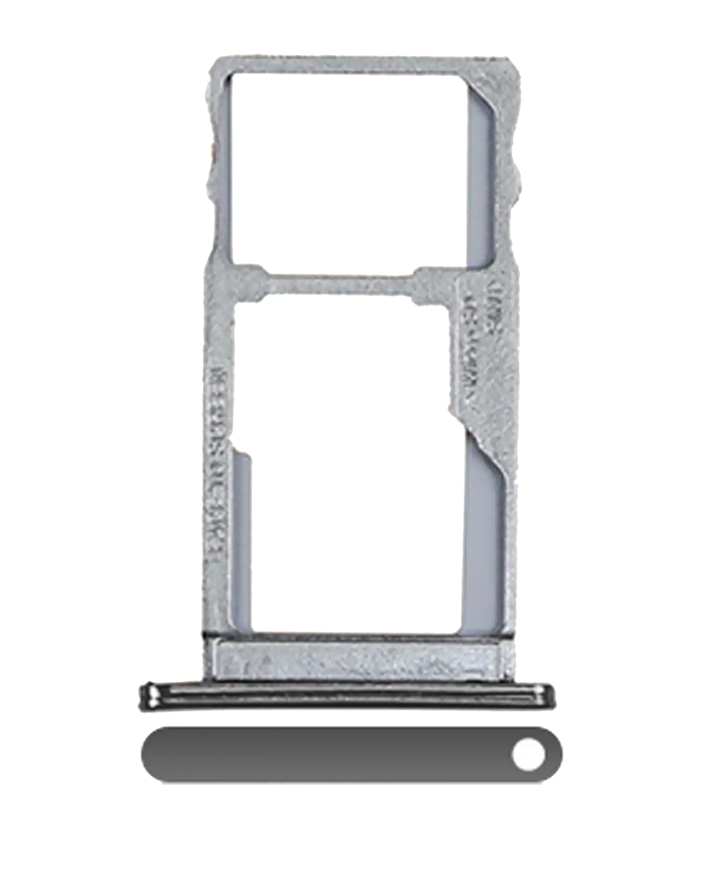 Single SIM Card Tray for Motorola Moto G6 Play / G6 Forge (XT1922 / 2018) (Black)
