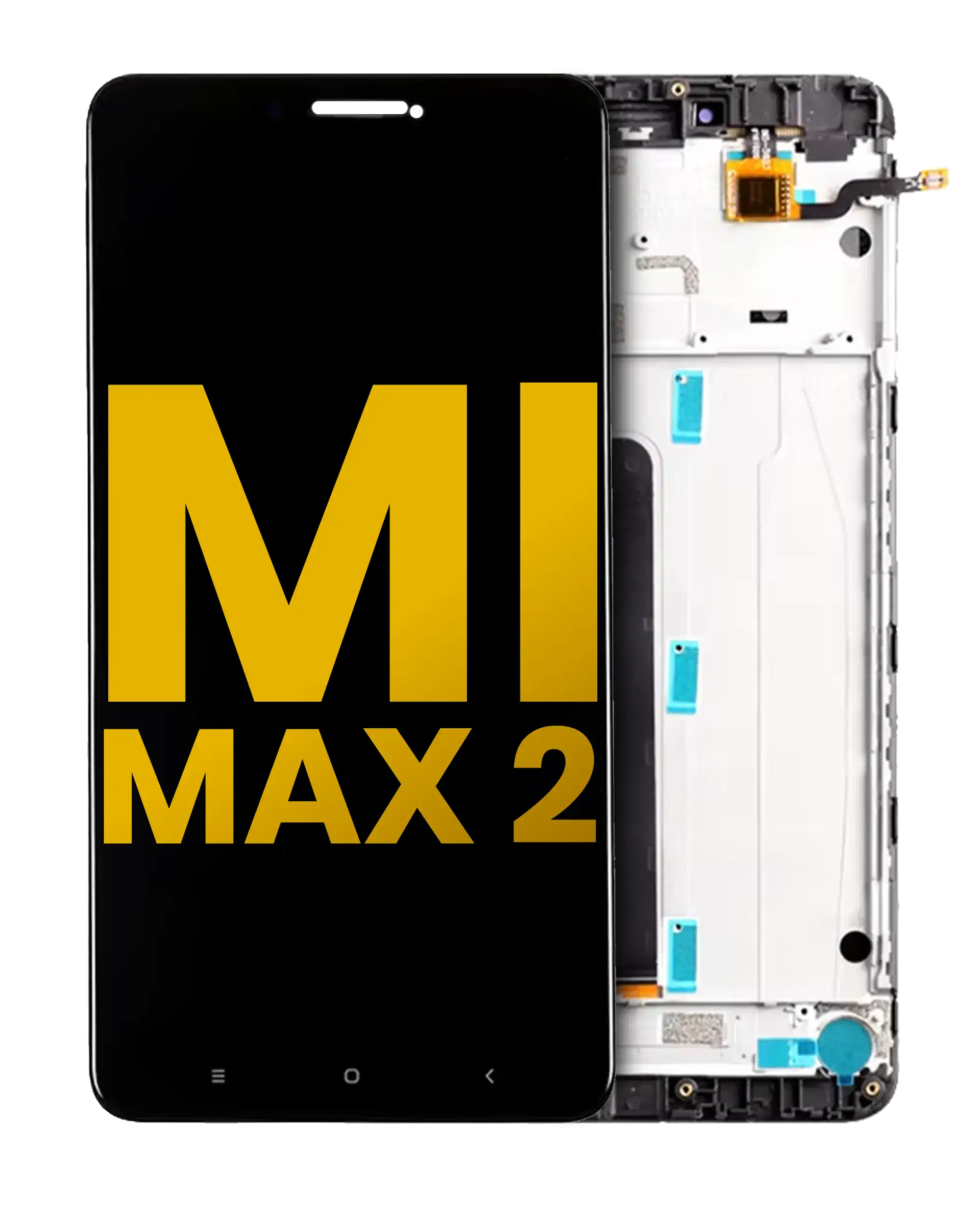 LCD Display with Frame for Xiaomi Mi Max 2 (Refurbished) (Matte Black)