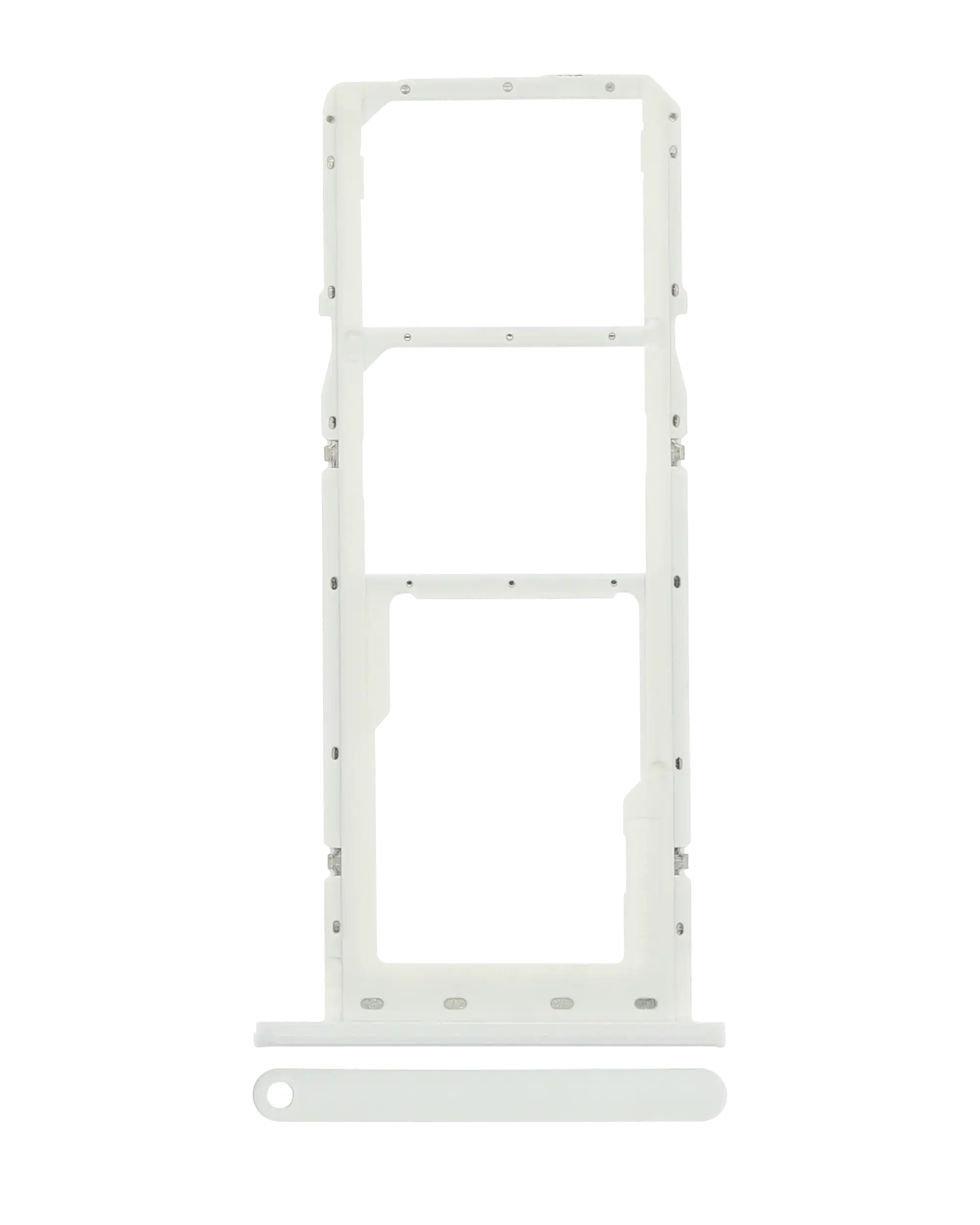 Dual SIM Tray for Samsung Galaxy A03S (A037F / 2021) White