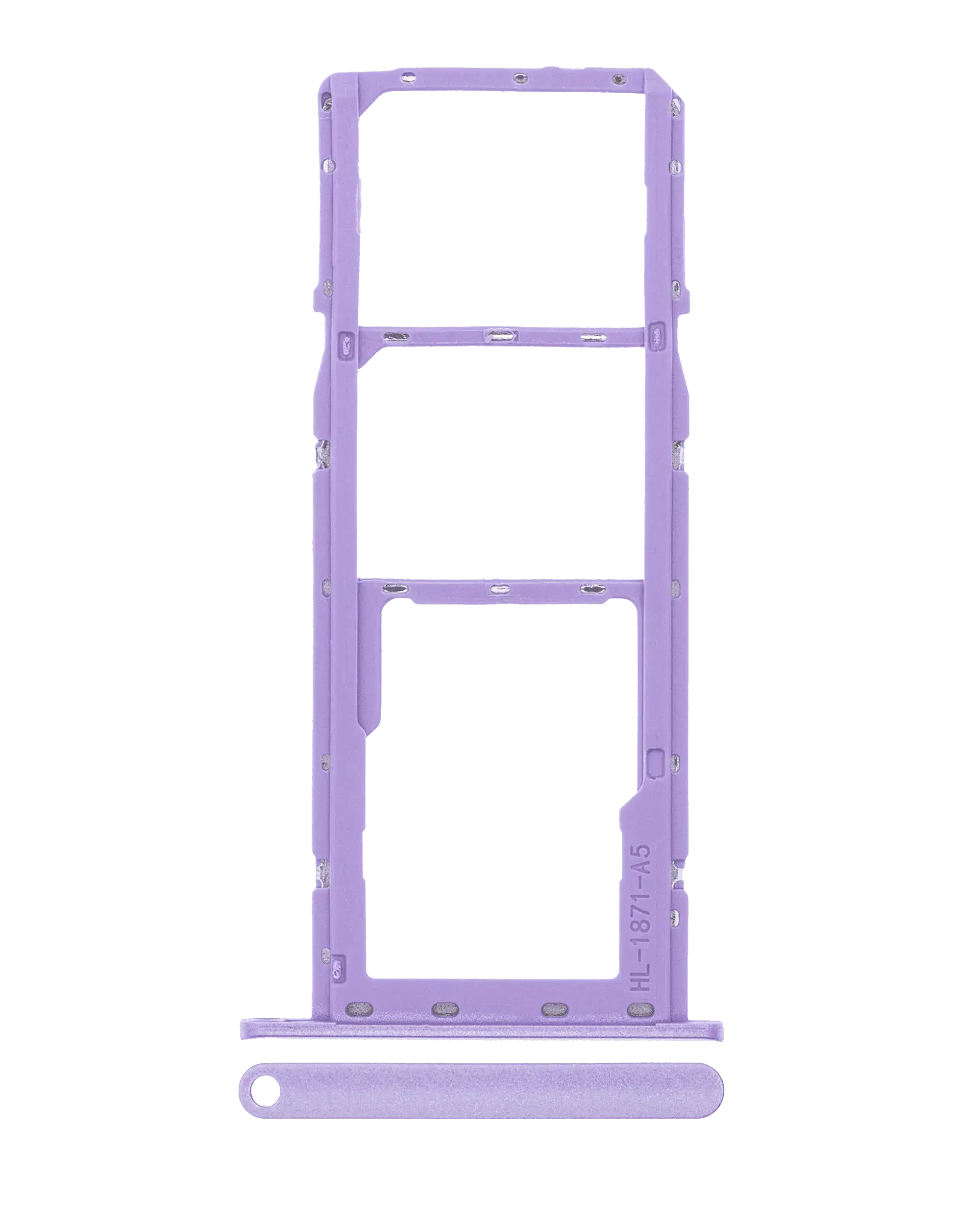 Dual SIM Card Tray for Samsung Galaxy A01 (A015 / 2020) (Purple)