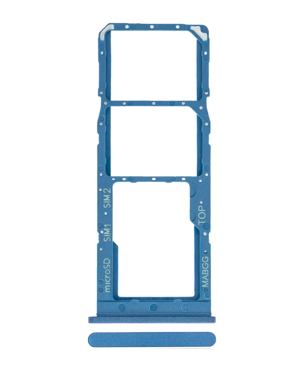 Dual SIM Card Tray for Samsung Galaxy A12 (A125 / 2020) (Blue)