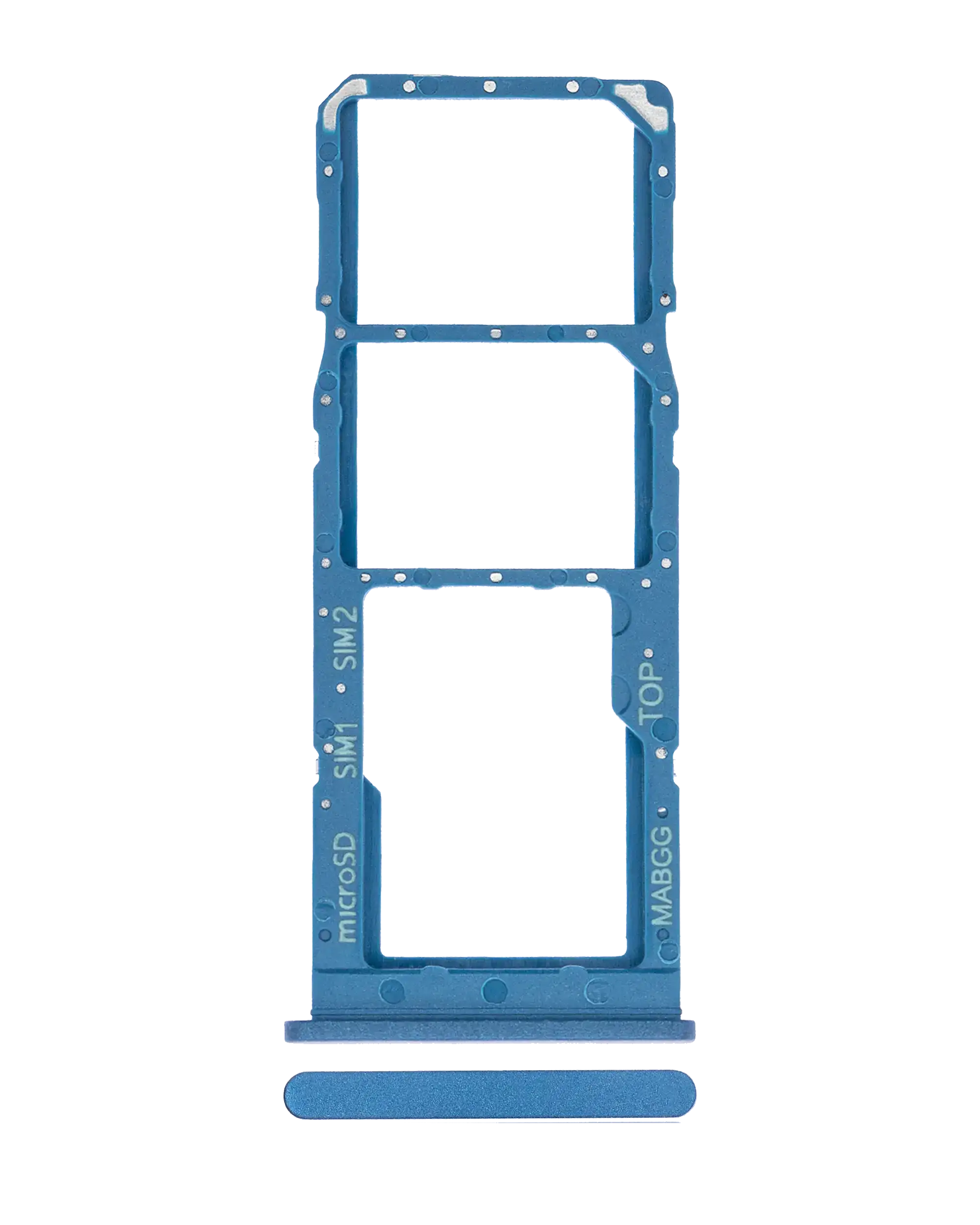 Dual SIM Card Tray for Samsung Galaxy A12 (A125 / 2020) (Blue)