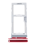 Dual SIM Card Tray for Samsung Galaxy S10 / S10 Plus (Cardinal Red)