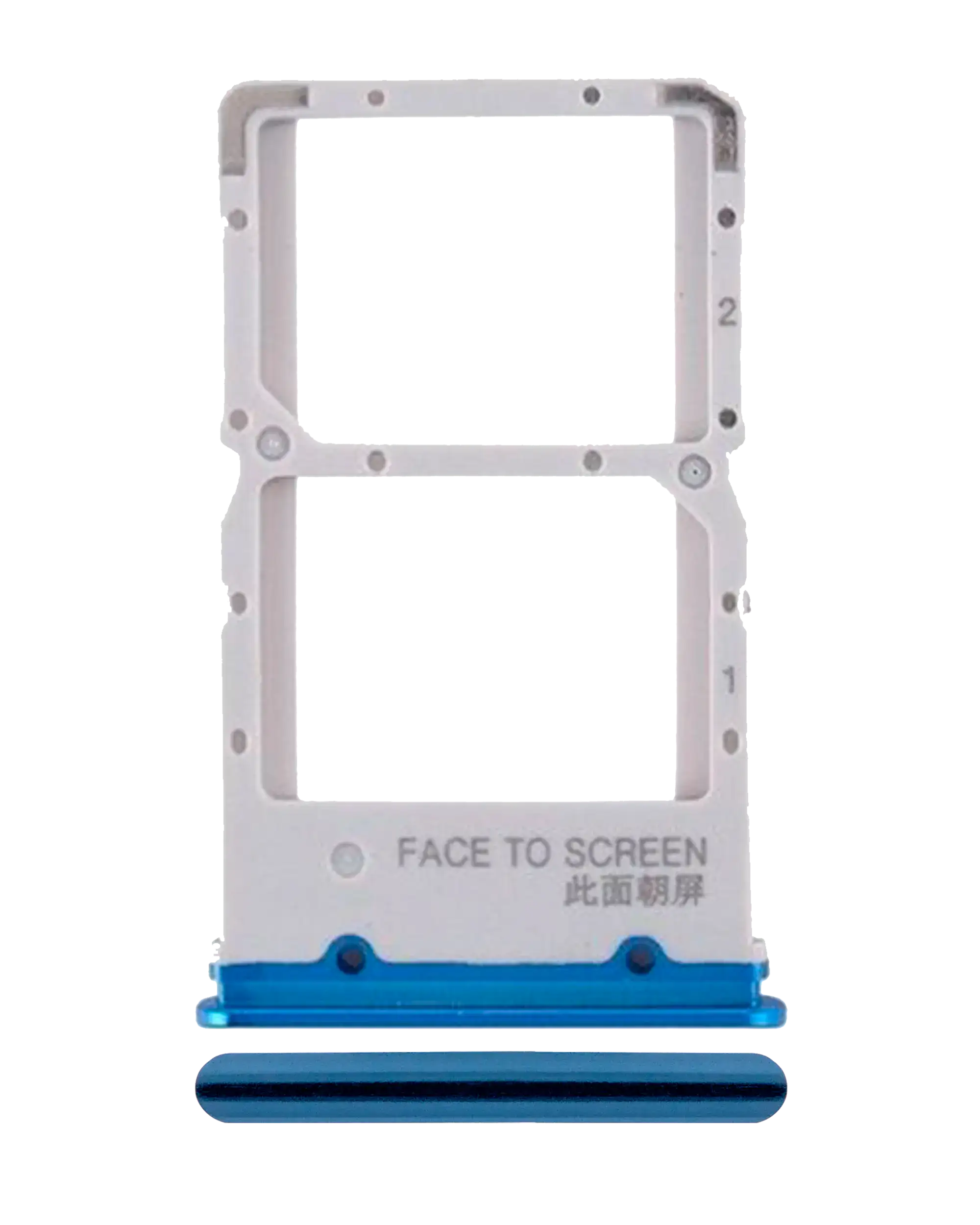 Dual SIM Card Tray for Xiaomi Mi 9T / 9T Pro / K20 / K20 Pro (Glacier Blue)