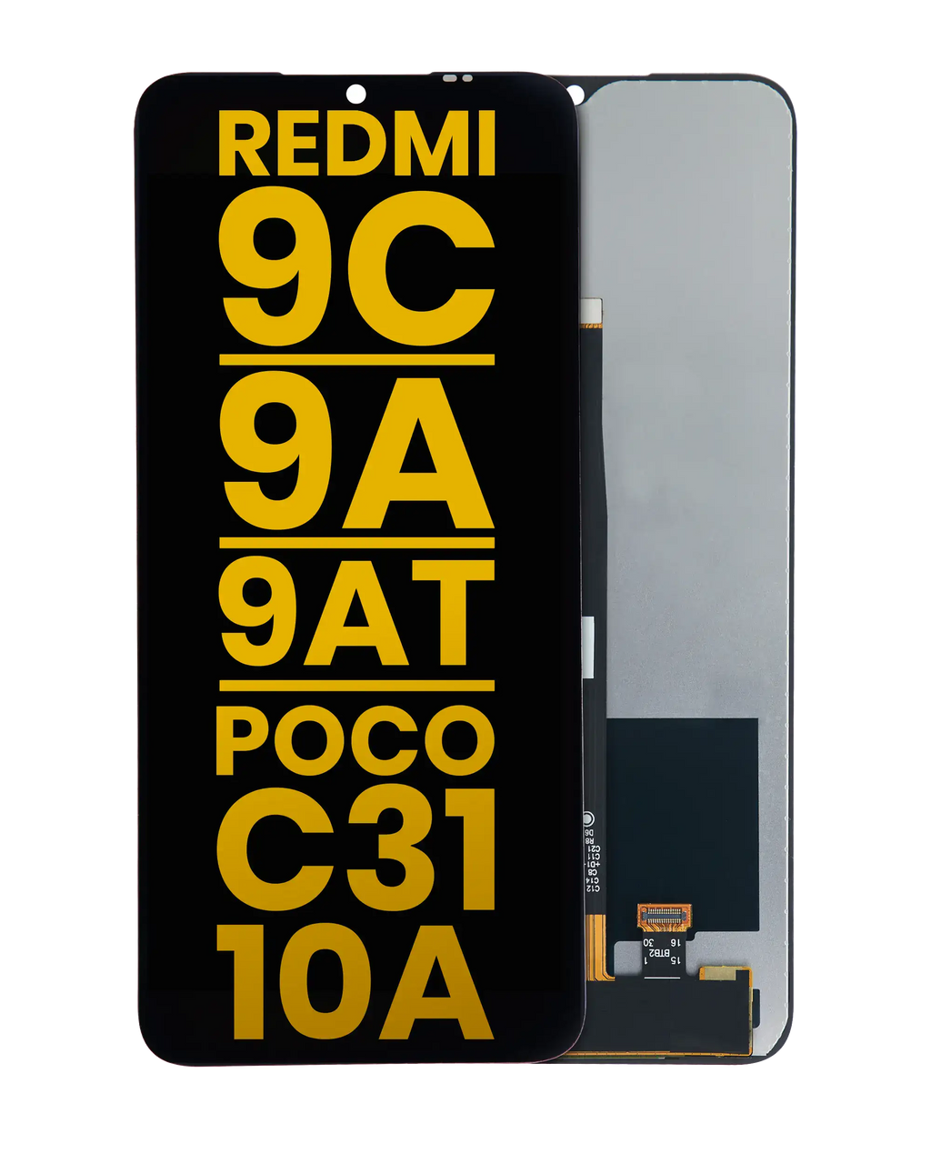 LCD-Display ohne Rahmen für Redmi 9C/9A/POCO C31 (Refurbished)