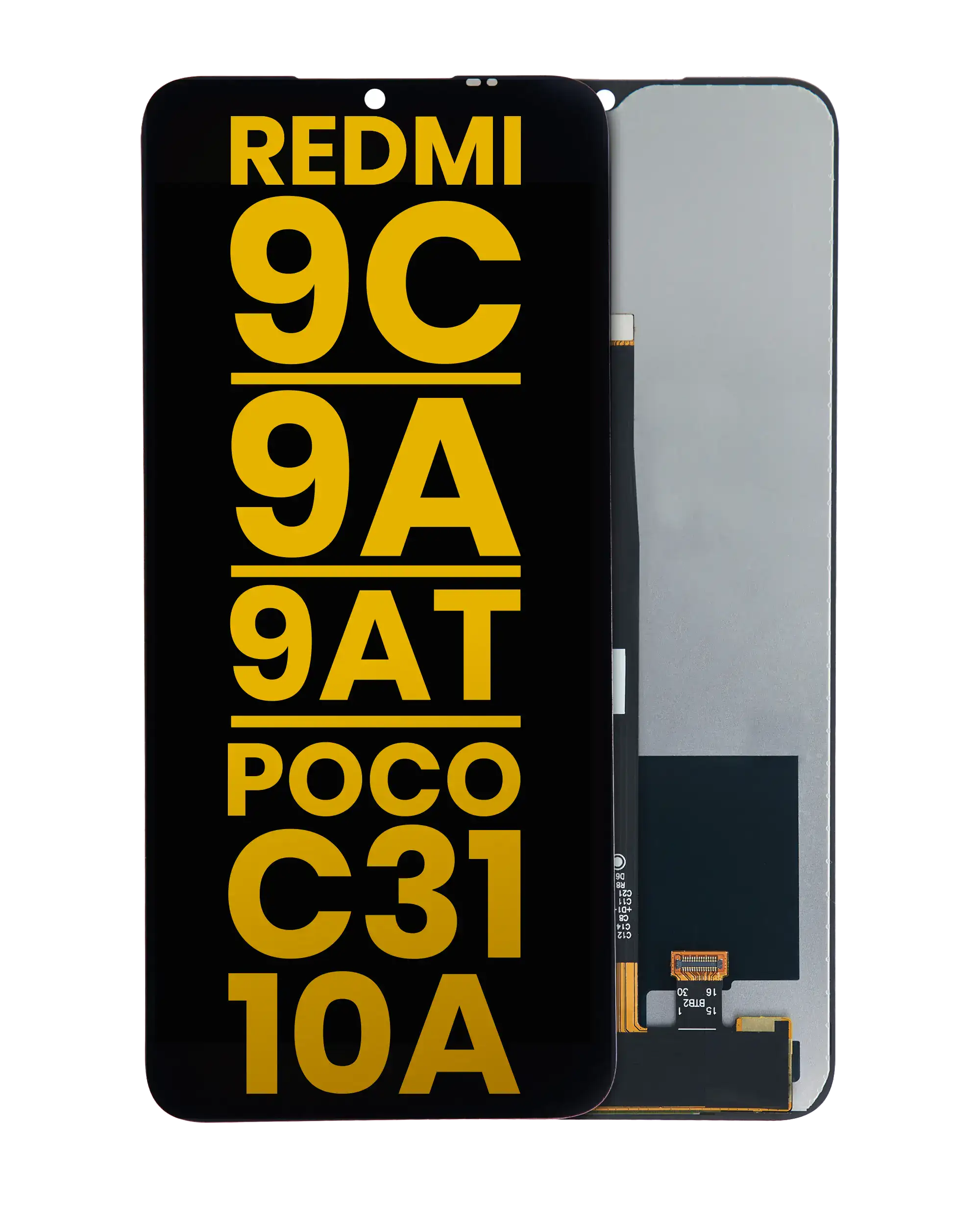 LCD-Display ohne Rahmen für Redmi 9C/9A/POCO C31 (Refurbished)