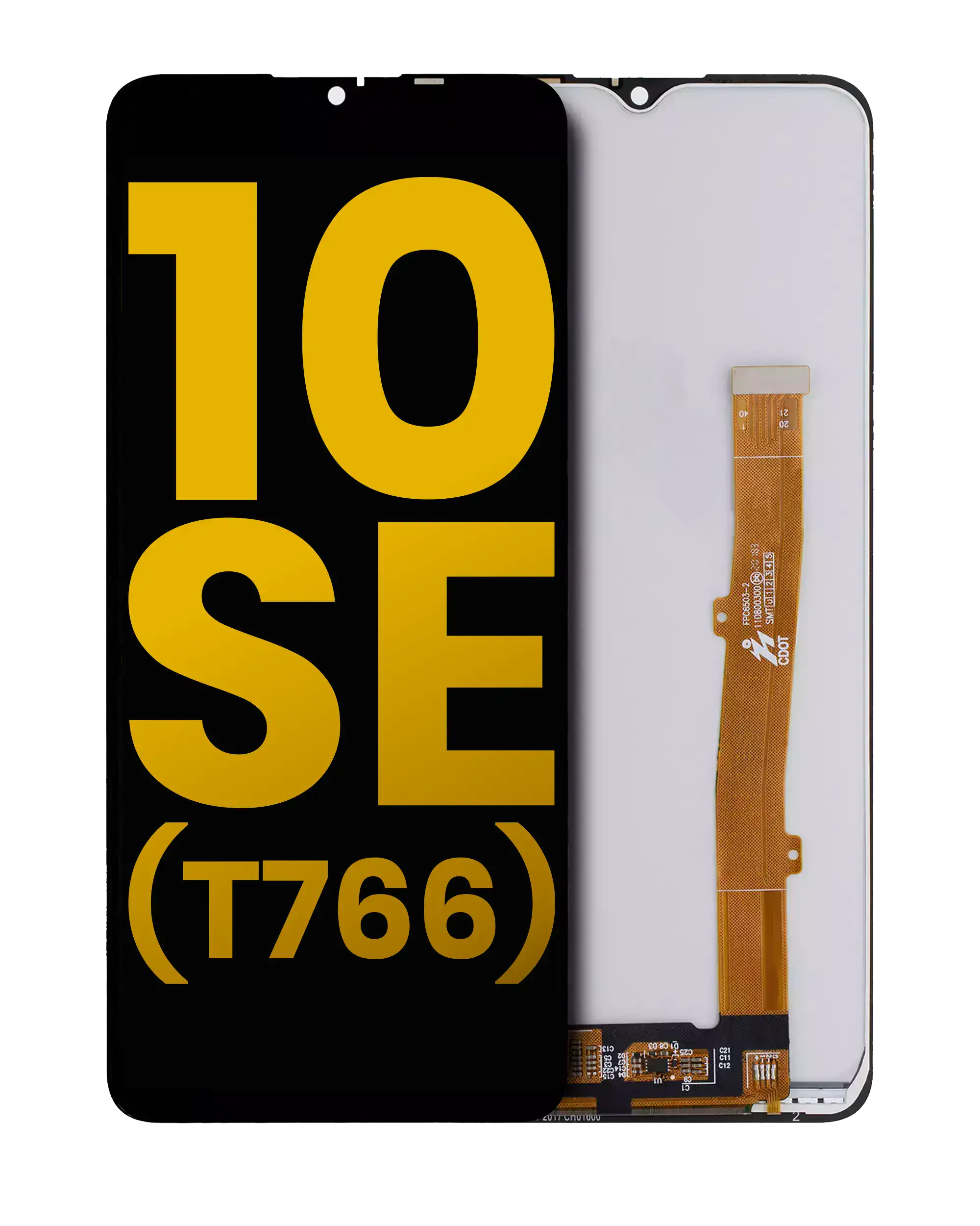 LCD Display without Frame for TCL 10 SE (T766) (Refurbished) (Black)