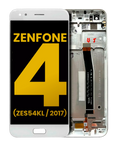 LCD-Komponente mit Rahmen für Asus ZenFone 4 ZE554KL Refurbished Weiß