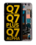 LCD Display with Frame for LG Q7 / Q7 Plus / Q7 Alpha (Refurbished) (Silver)