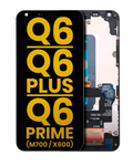 LCD-Display mit Rahmen für LG Q6/Q6+/Q6 Prime (Refurbished) Alle Farben