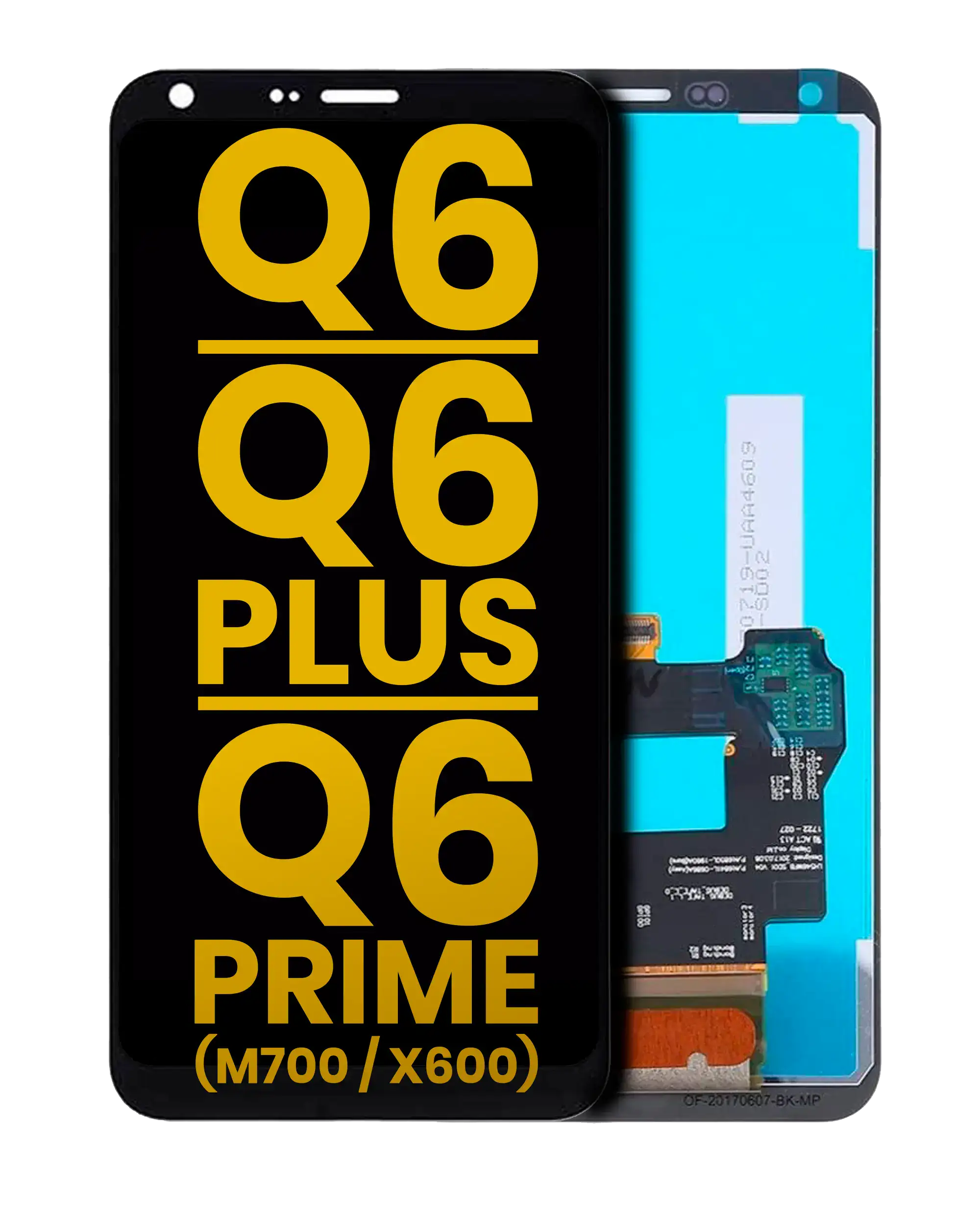 LCD-Display ohne Rahmen für LG Q6/Q6 Plus/Q6 Prime Refurbished