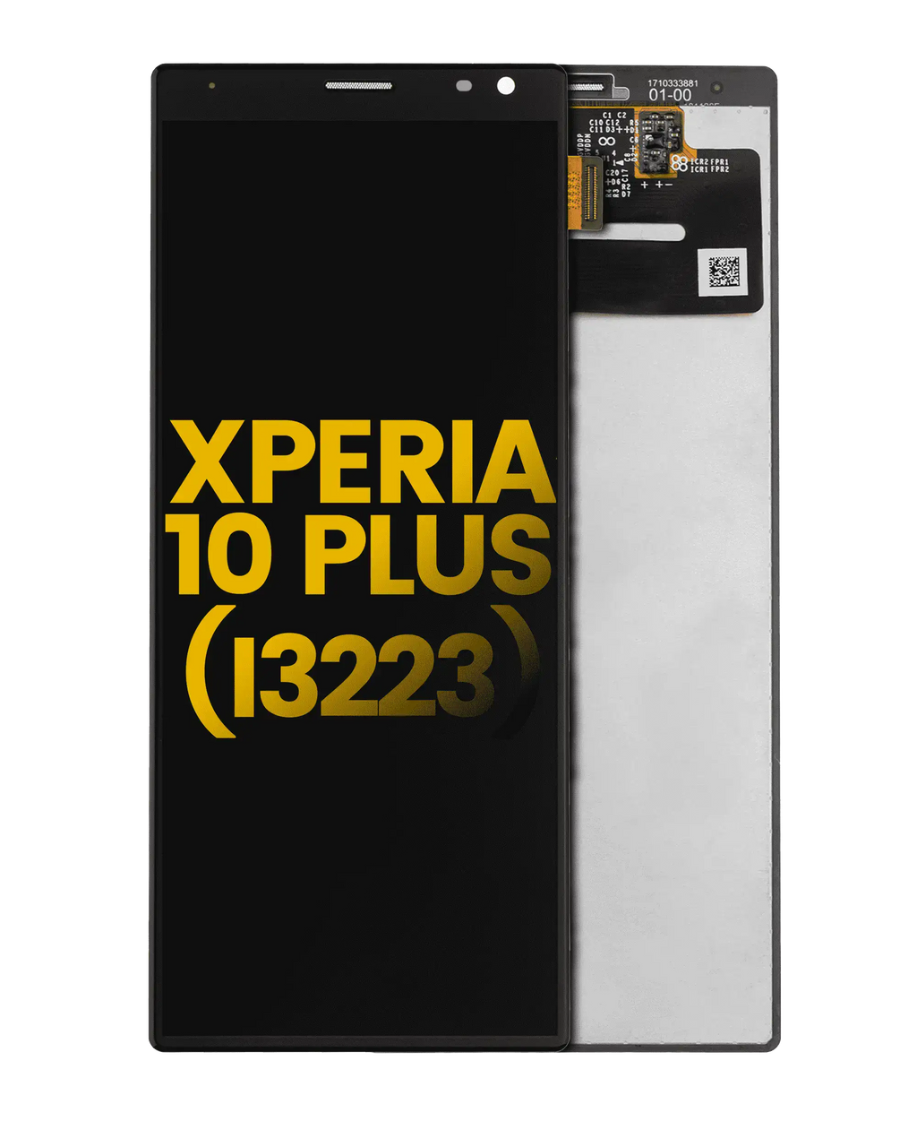 LCD Display No-Frame for Sony Xperia 10 Plus (I3223) (Refurbished) (Black)