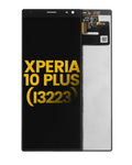 LCD-Display ohne Rahmen für Sony Xperia 10 Plus (I3223) (Refurbished) (Schwarz)