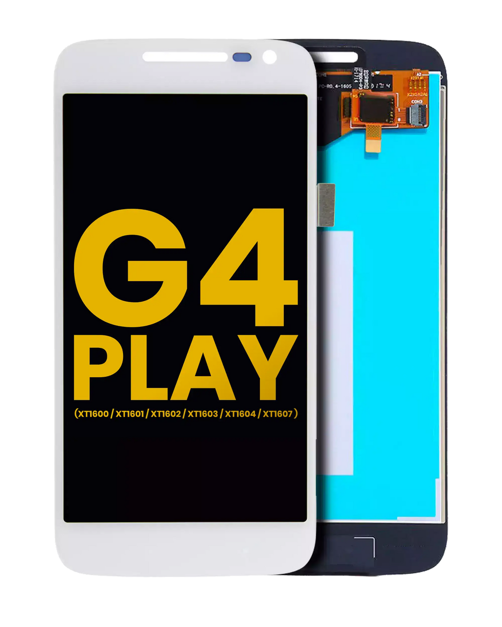 Motorola Moto G4 Play LCD-Display ohne Rahmen Refurbished Weiß