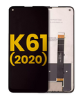 LCD-Display ohne Rahmen für LG K61 (2020) (Generalüberholt) (Schwarz)
