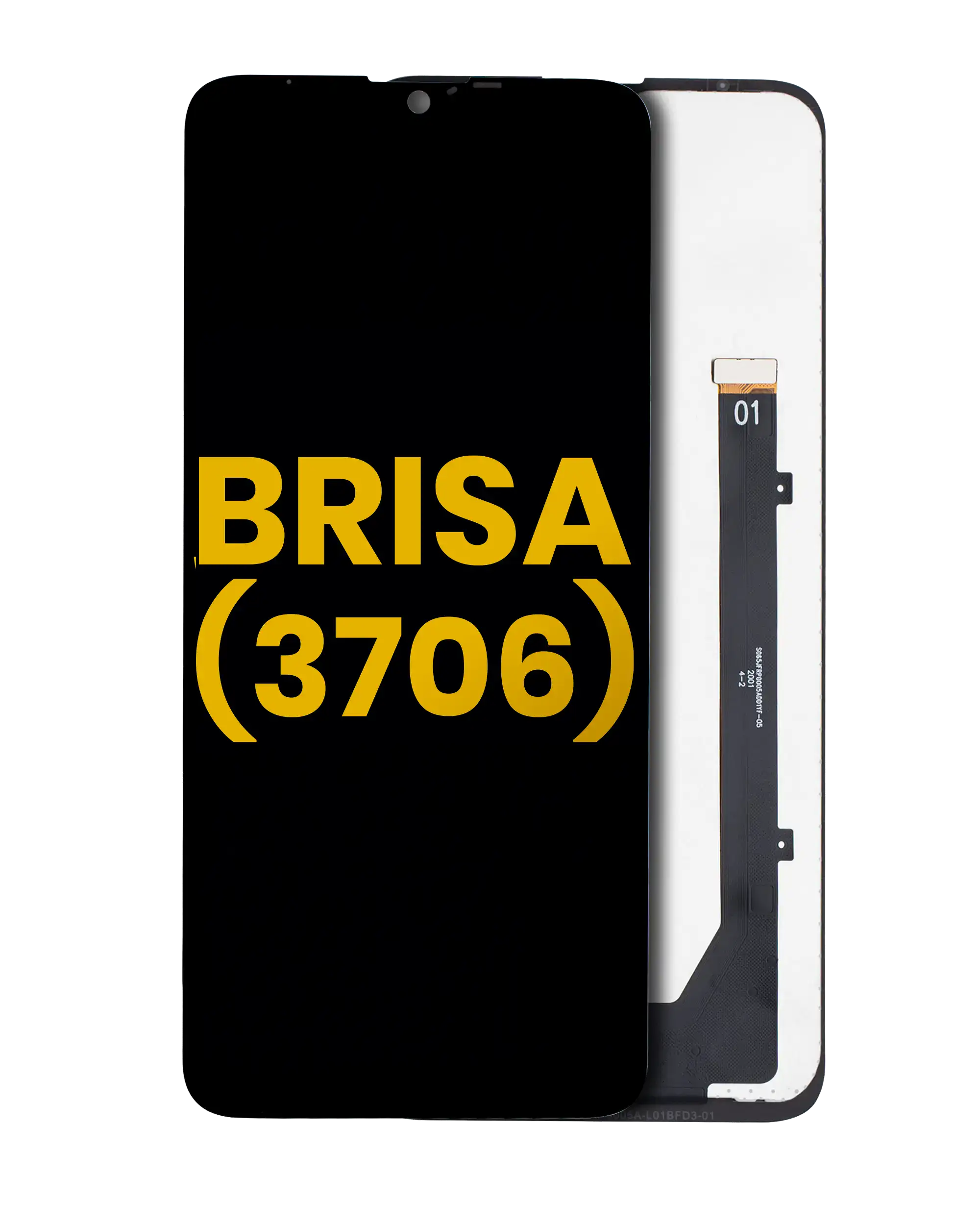 LCD-Display Ohne Rahmen Coolpad Legacy Brisa Generalüberholt Schwarz