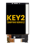 LCD-Display ohne Rahmen für BlackBerry KEY2 (BBF100 Series) (Generalüberholt) (S