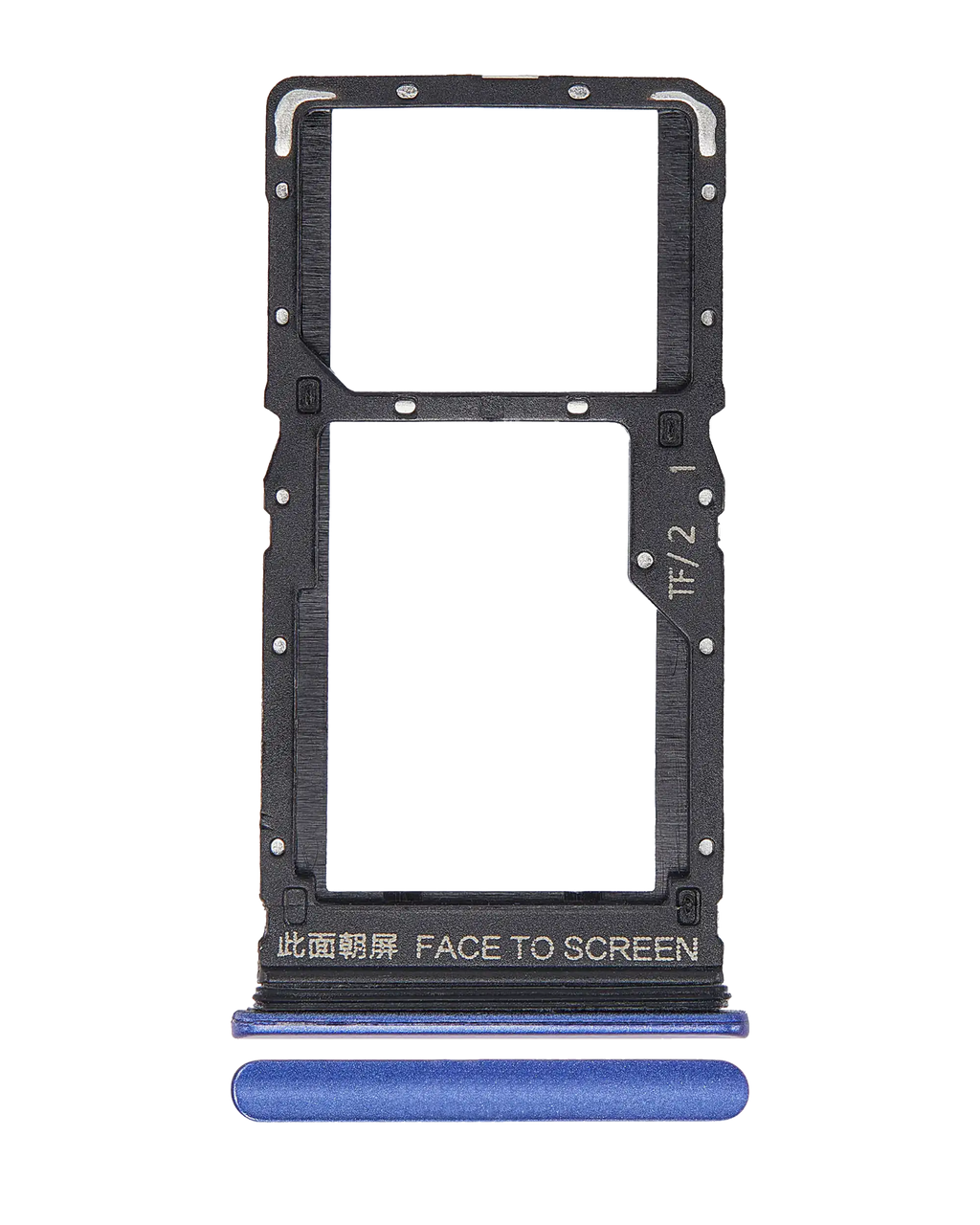 Dual SIM Card Tray for Xiaomi Redmi Note 10 5G (Nighttime Blue)