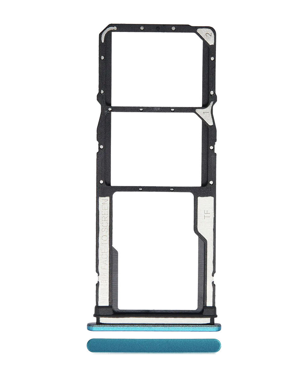 Dual SIM Card Tray for Xiaomi Redmi 9 / Poco M2 (Green)